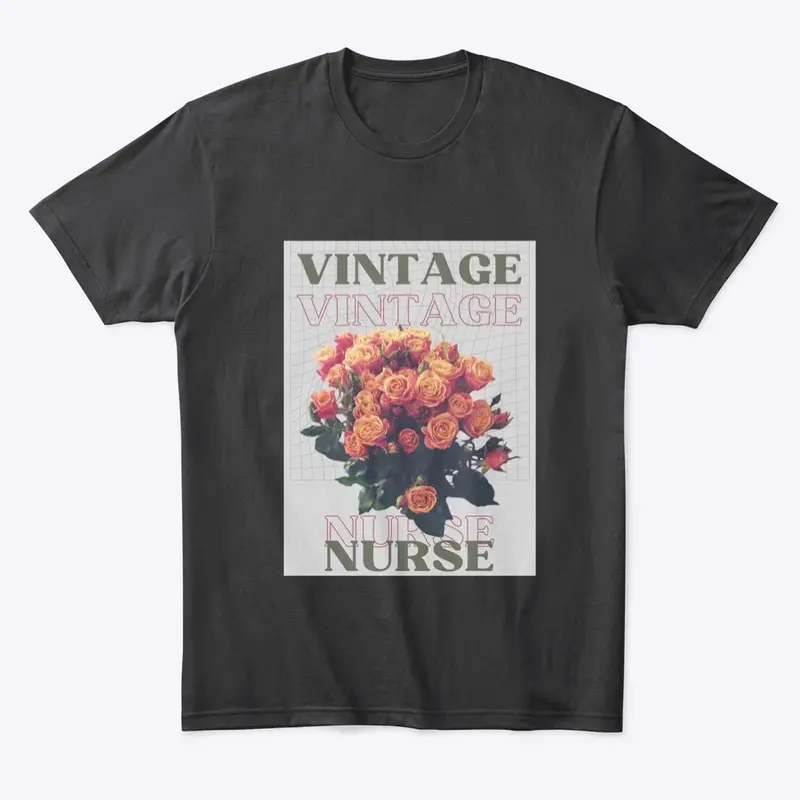 Vintage Nurse Floral