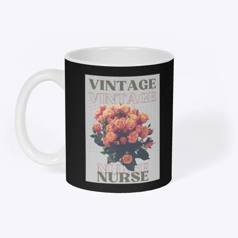 Vintage Nurse Floral