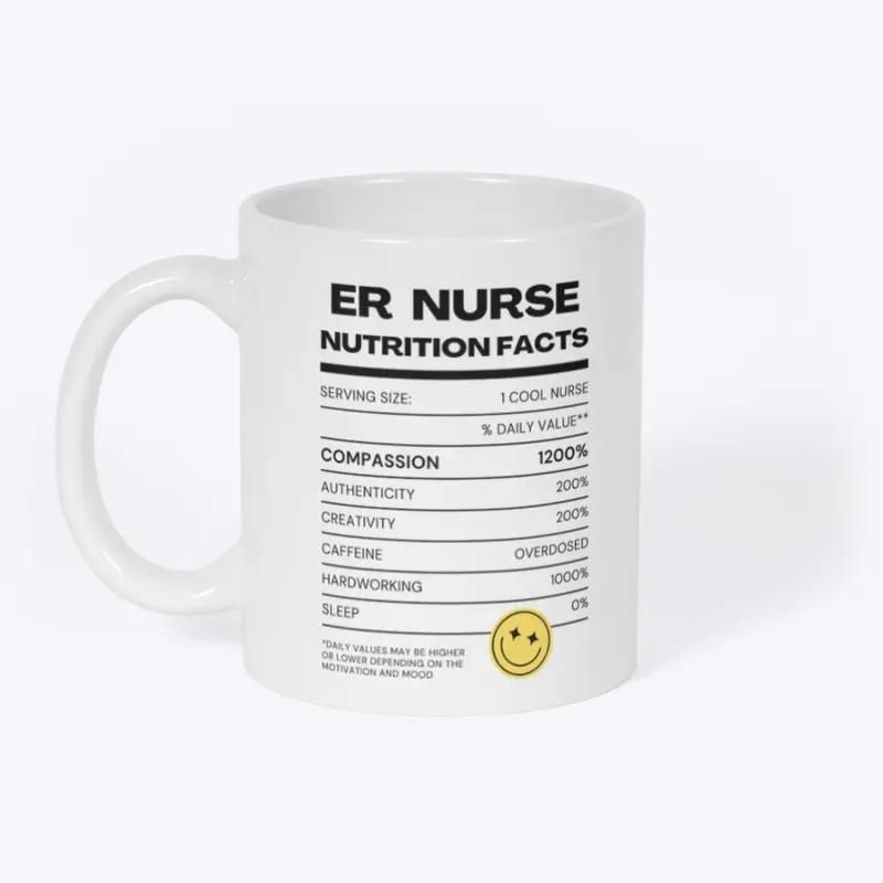 Nutrition Facts ER Nurse 